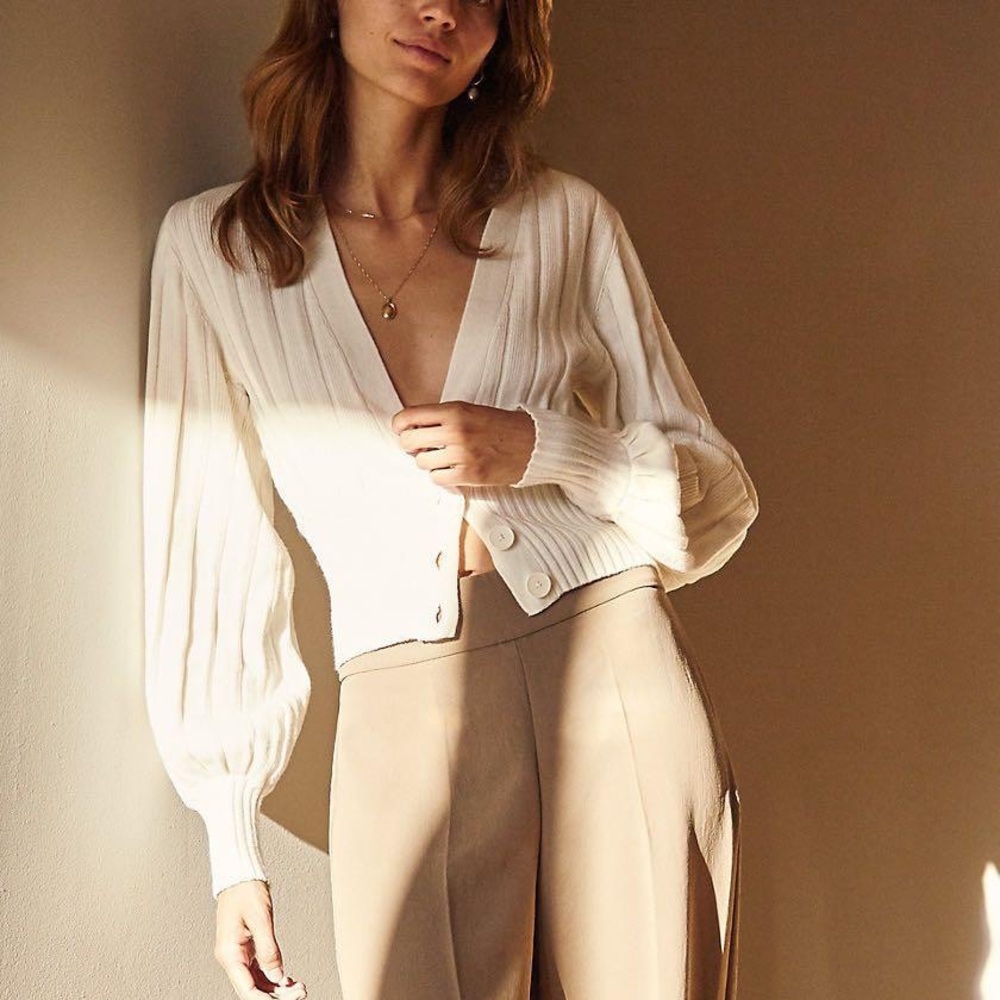 Aritzia plunge front cardigan